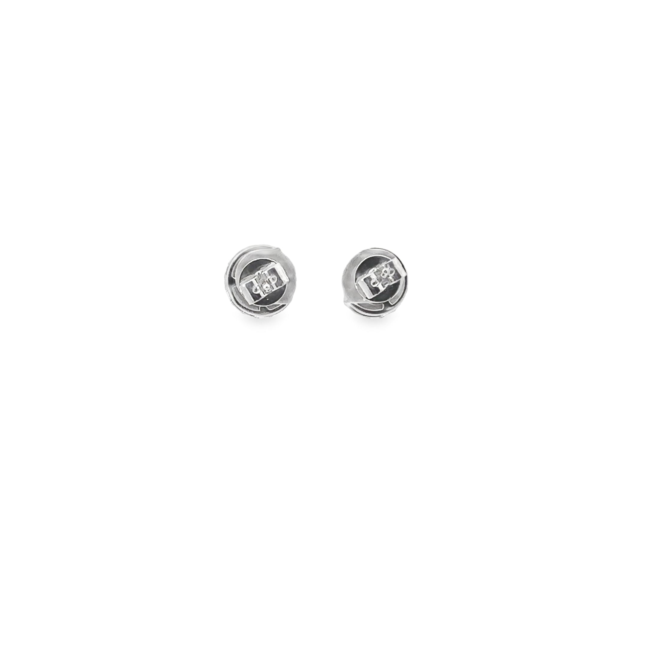 Elegant Diamond Cluster Stud Earrings