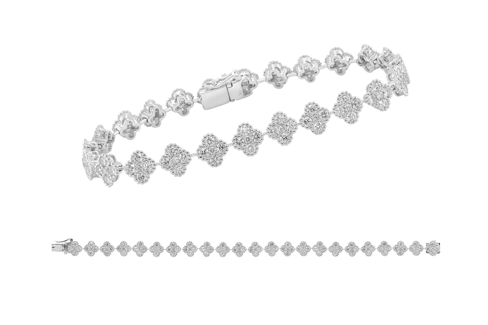 DIAMOND CLUSTER BRACELET