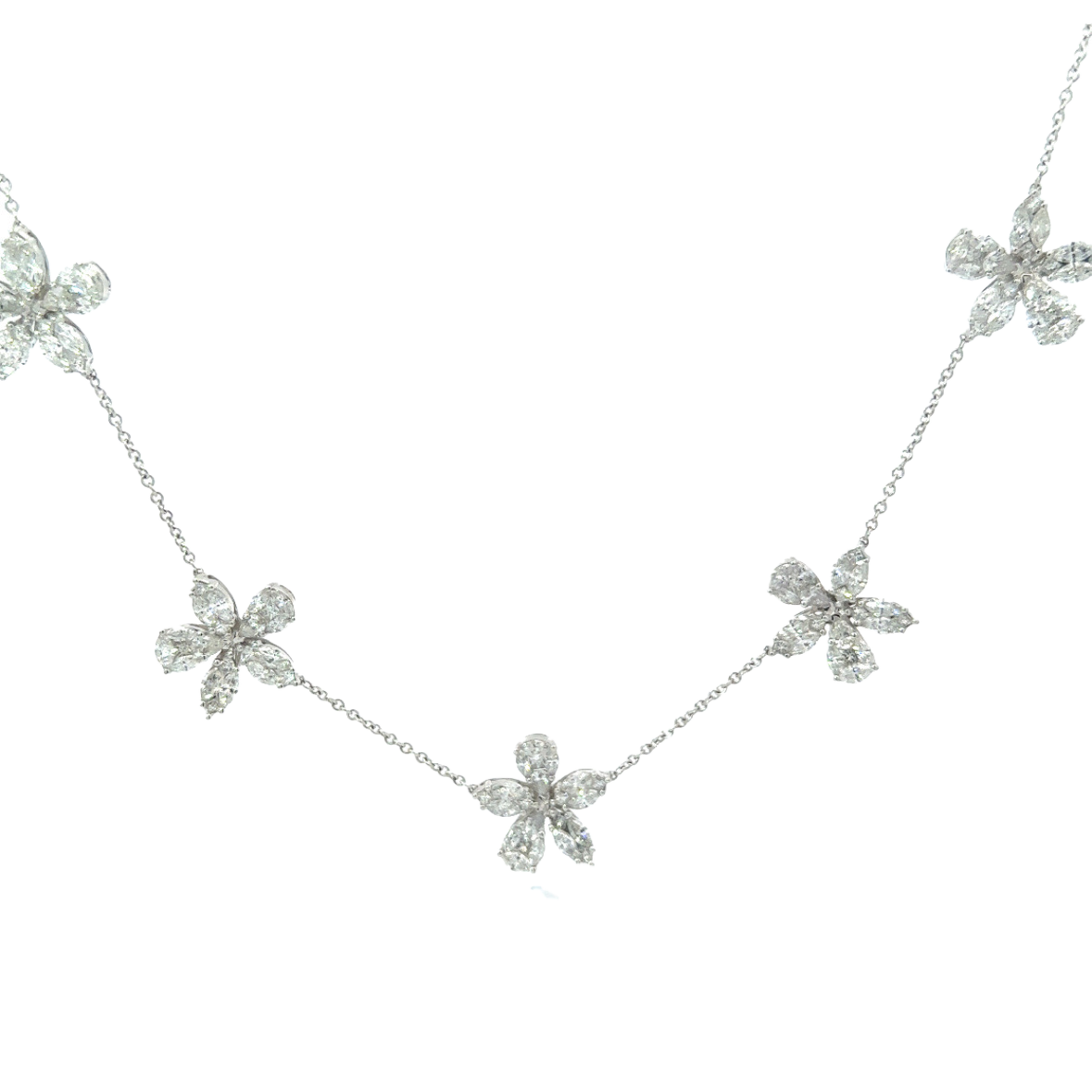 5 Flower Necklace
